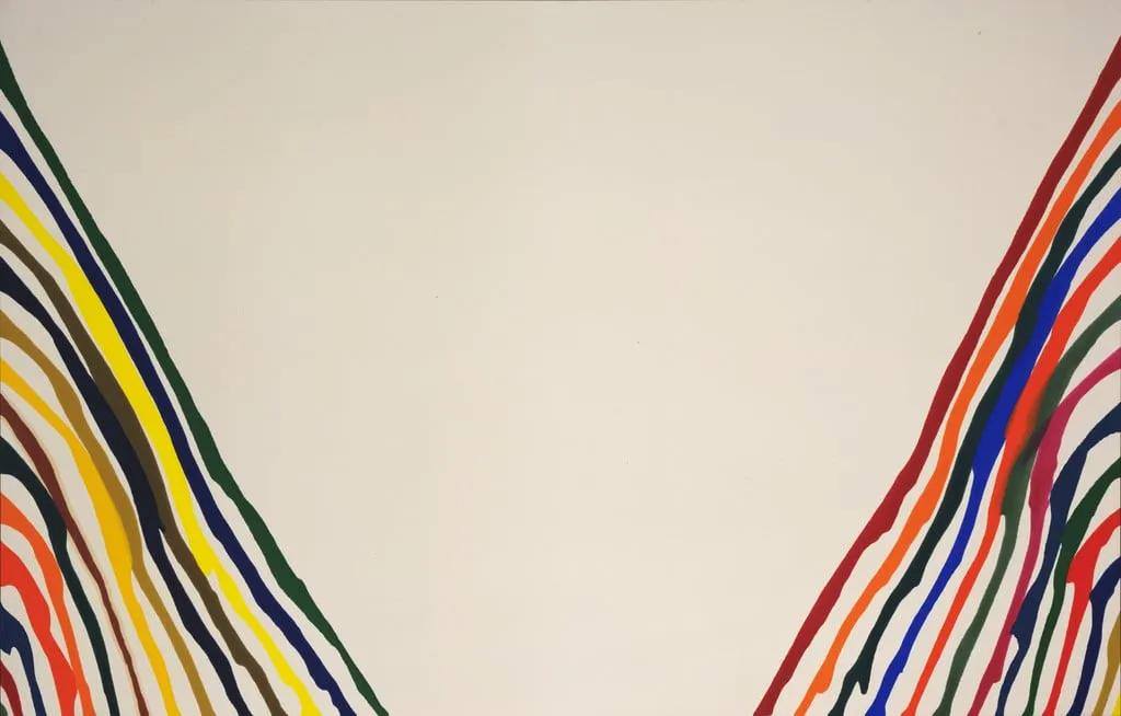 Untitled, by Morris Louis, paint, 1961
