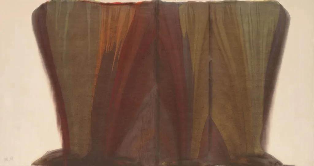 Untitled, by Morris Louis, paint, 1958