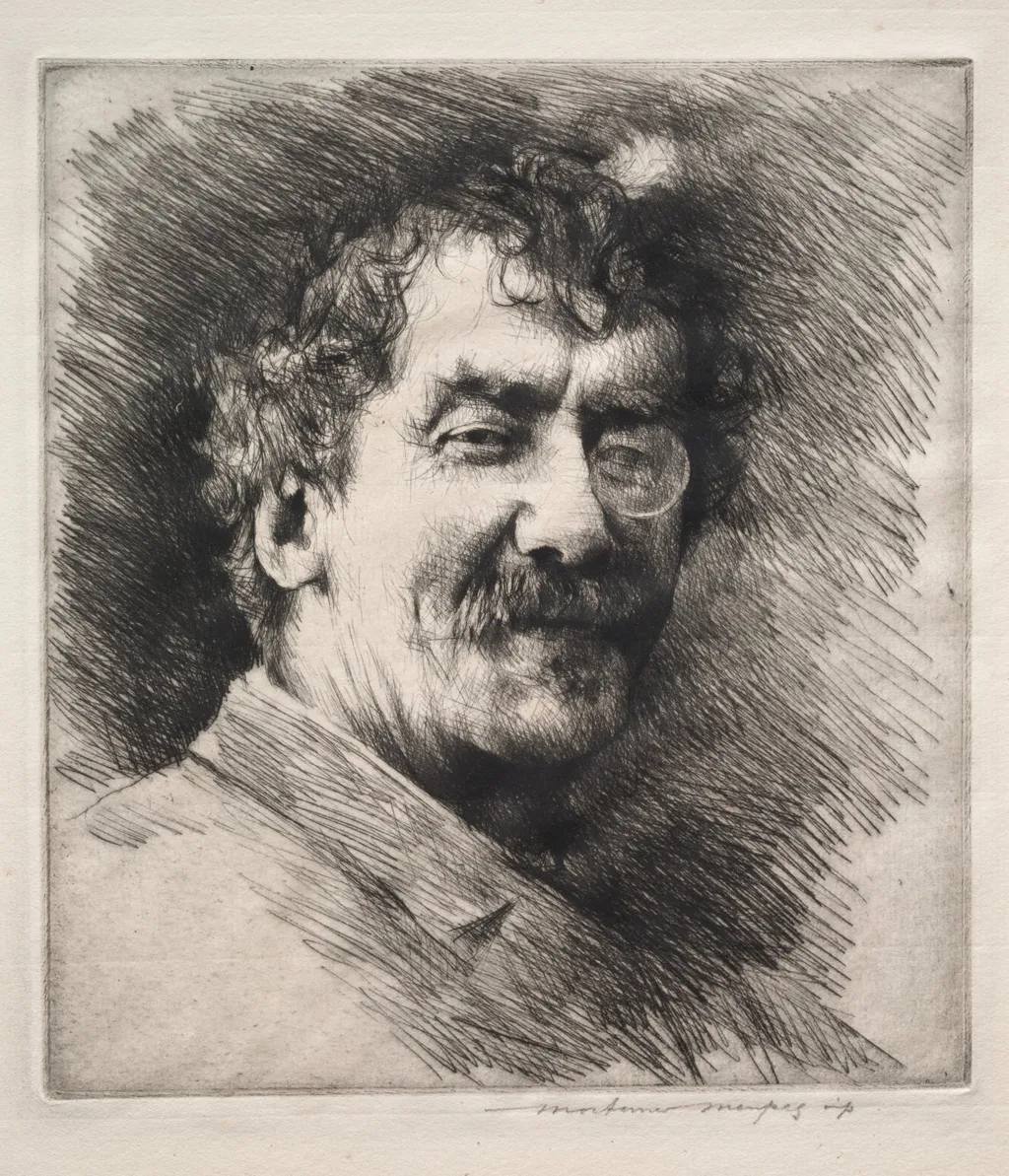 James MacNeill Whistler, by Mortimer Menpes, 1909