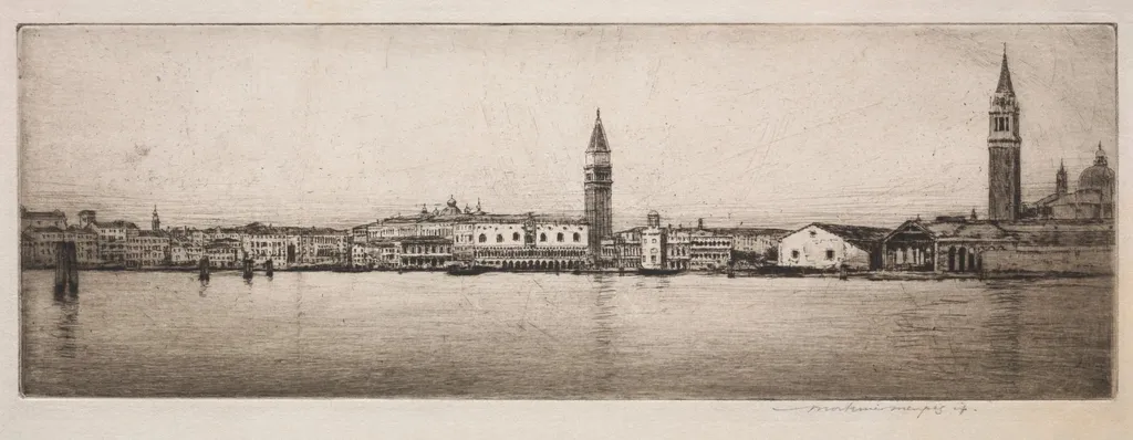 St. Mark's Basin, Venice, by Mortimer Menpes, 1910