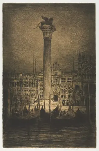 St. Mark's Piazza, by Mortimer Menpes