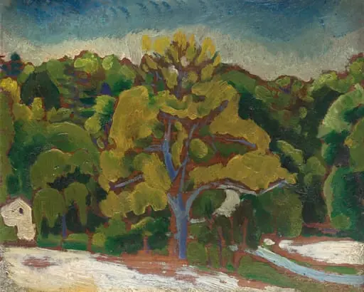 Landscape, by Morton Livingston Schamberg