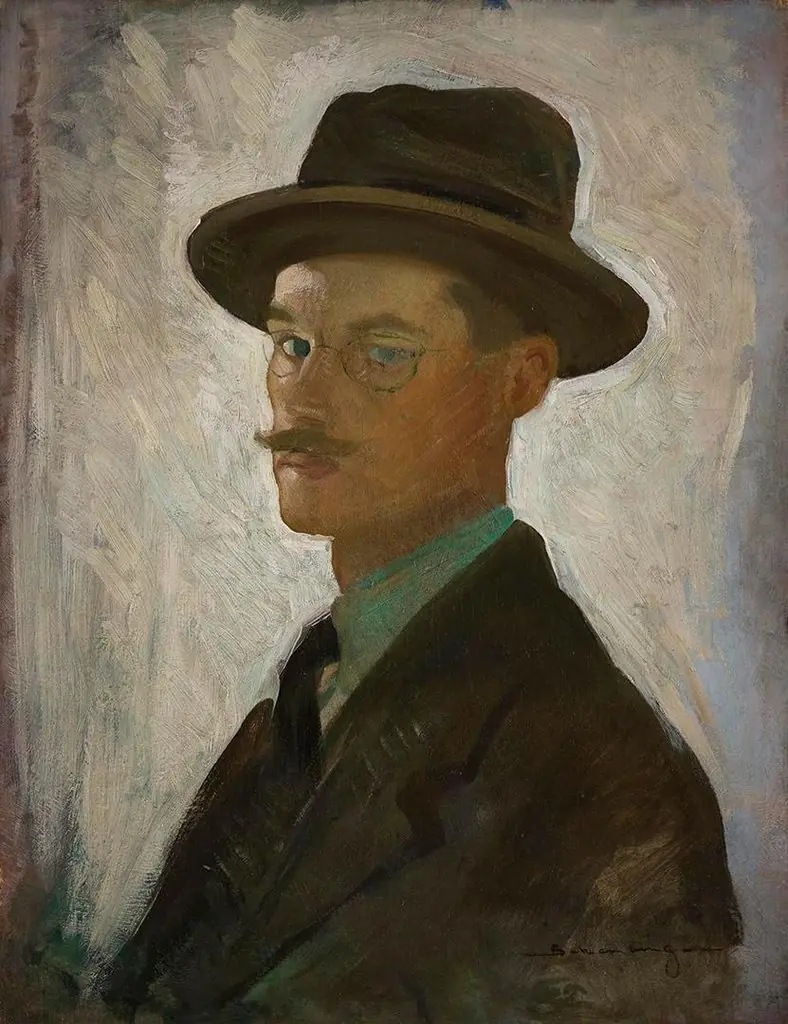 Self-Portrait, by Morton Livingston Schamberg, 1911