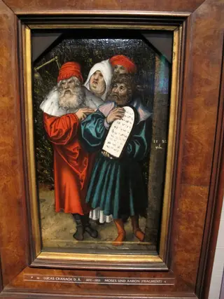 Mose and Aaron and two prophets