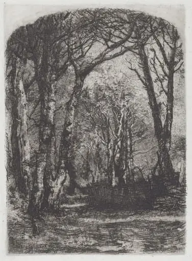 Bosco [Woods], by Mosè Bianchi