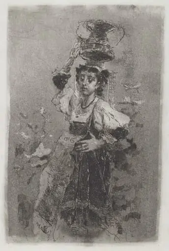 Ciociara [Peasant Woman of the Campagna], by Mosè Bianchi
