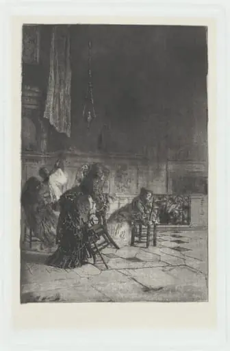 Intérieur d'église à Milan [Interior of a Church in Milan], by Mosè Bianchi