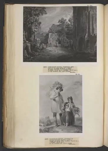 Landscape, with a view of a church, by Moses Griffith