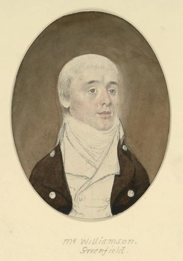 Mr Williamson. Greenfield, by Moses Griffith