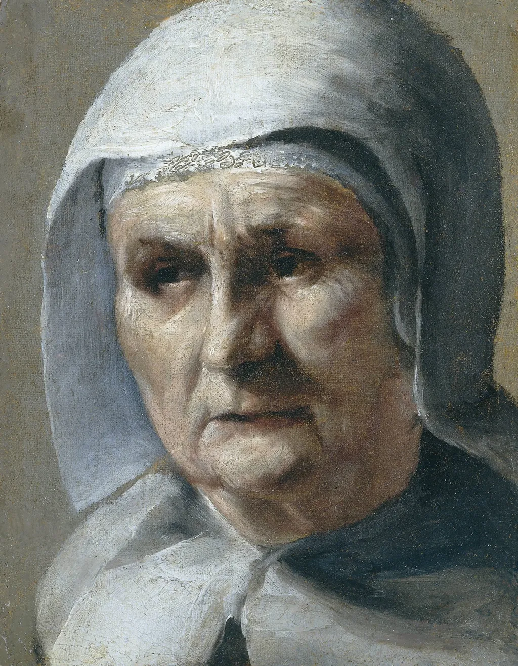 Old Woman, by Moses ter Borch, unspecified, 1661