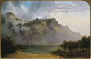 Mount Olympus, Lake St Clair, Tasmania, the source ...