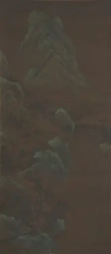 明   佚名   秋林讀易圖   軸|Mountain Scenery, 1777