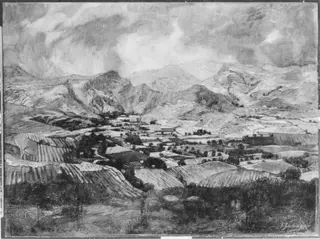Mountains of Calatayud, by Ignacio Zuloaga