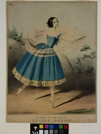 Sketches at the Ballet. Lucile Grahn., by Mourilyan & Casey