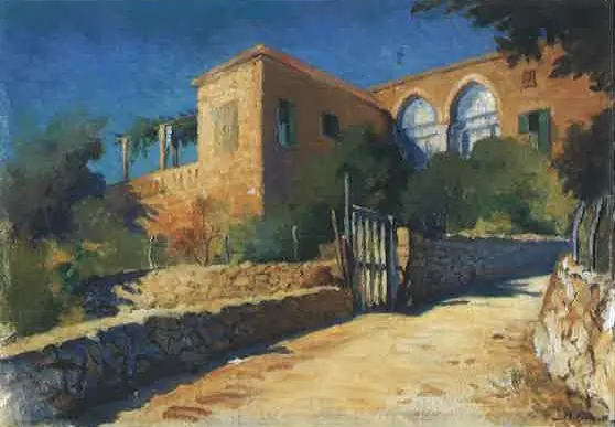 A House at Abadiyeh, by Moustafa Farroukh, 1939