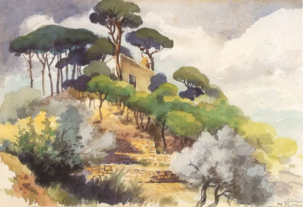 At Qrayya, by Moustafa Farroukh