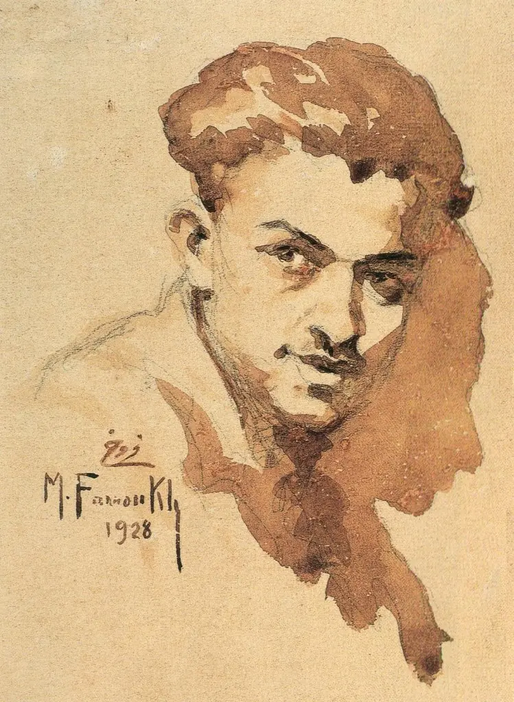 Autoportrait, by Moustafa Farroukh