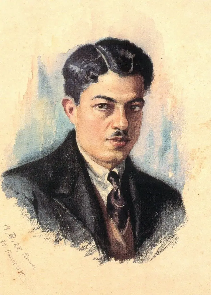 Autoportrait (3), by Moustafa Farroukh