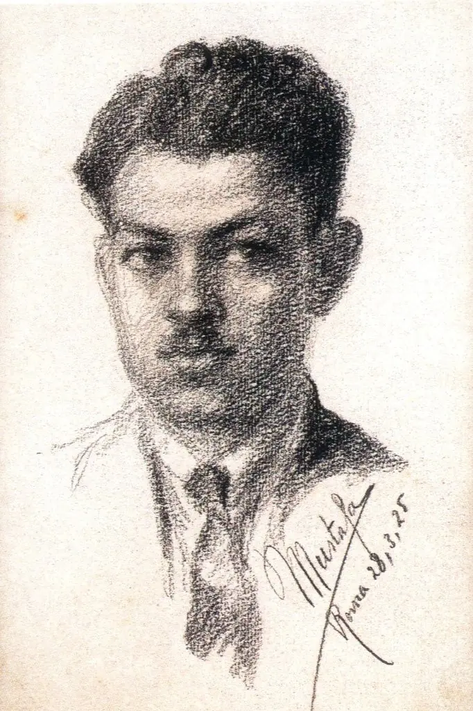 Autoportrait (4), by Moustafa Farroukh