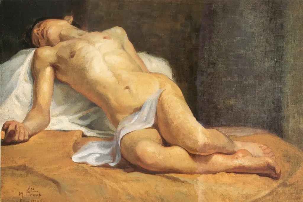 Christ Taken Down From the Cross, by Moustafa Farroukh