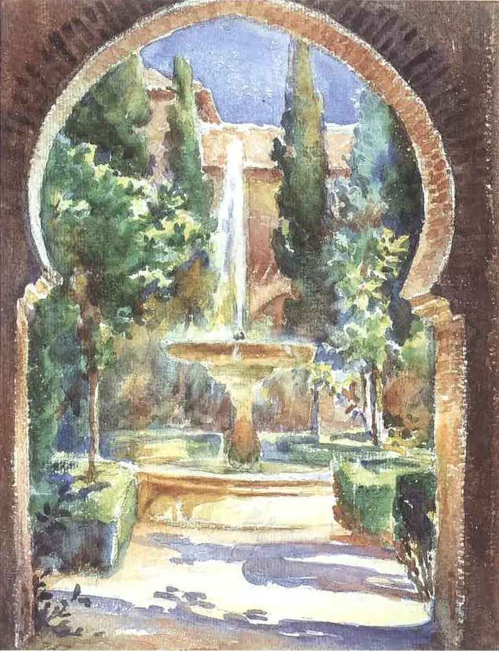 Granada. A View of Generalife