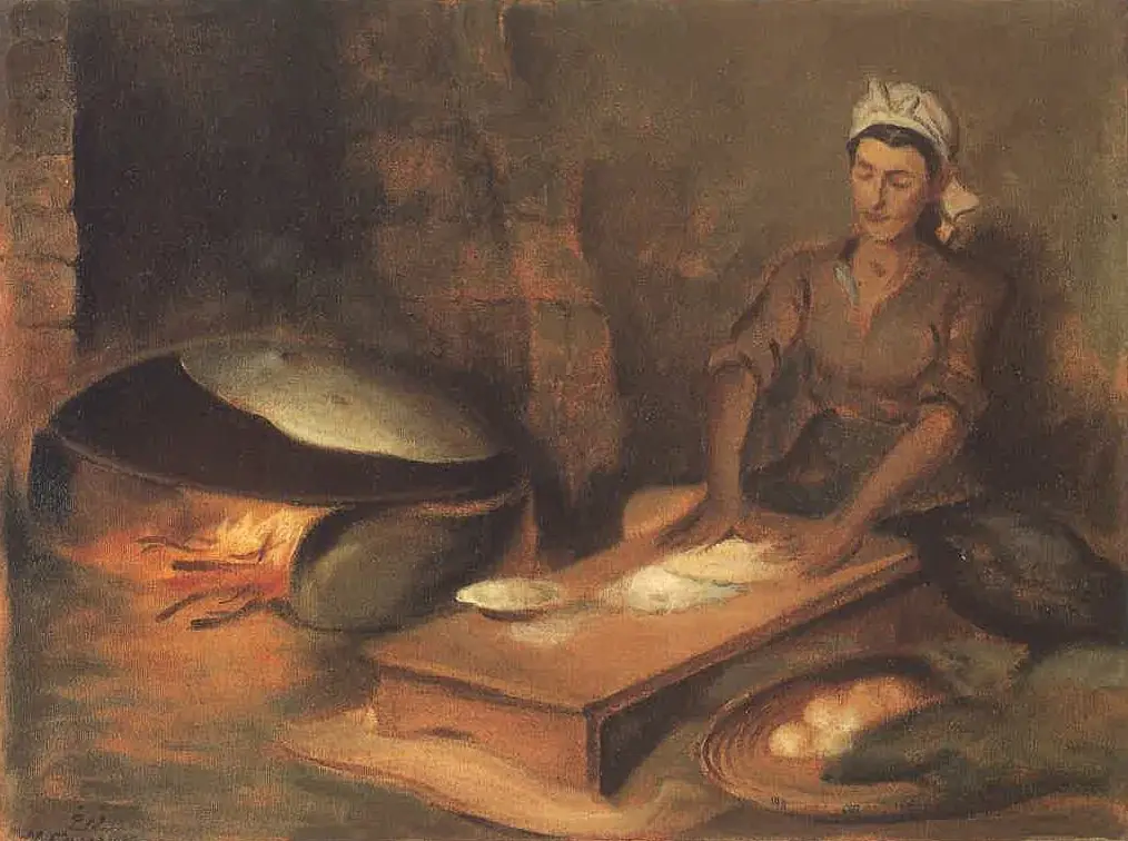Hanné Baking Markouk, by Moustafa Farroukh