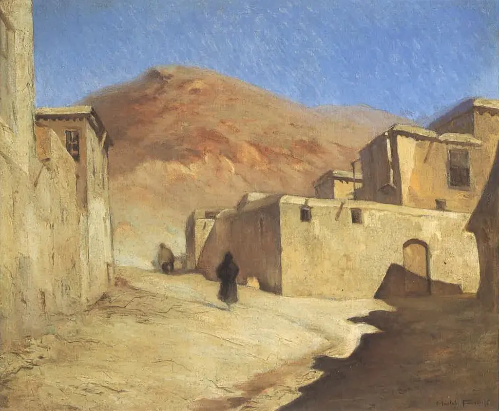 Mount Qasioun, Al-Mouhajrin Quarter, Damascus, by Moustafa Farroukh