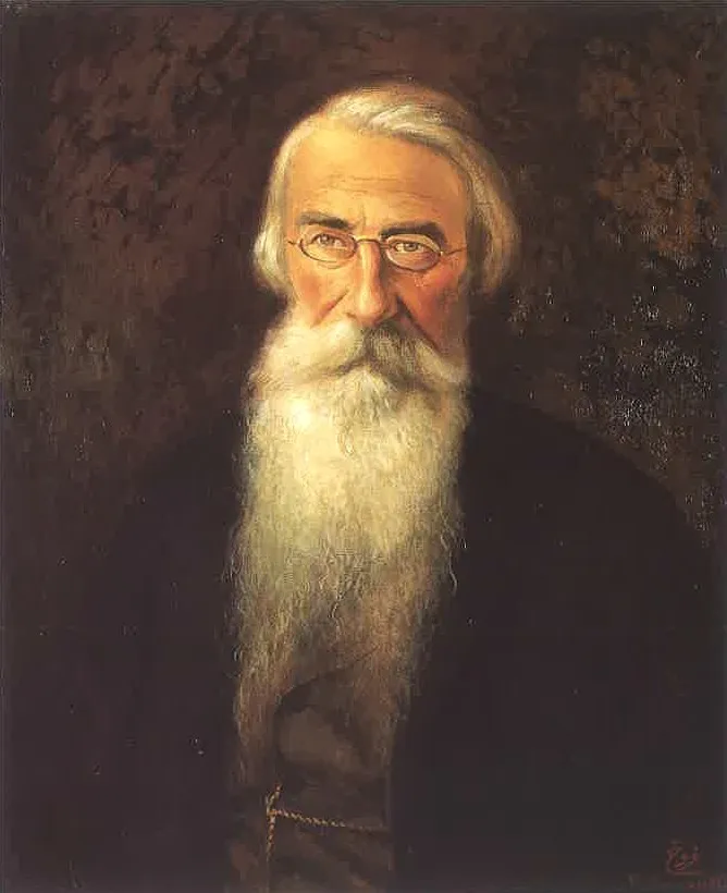 Portrait of Cornelius Van Dyck (1818 - 1896), by Moustafa Farroukh, oil, 1939
