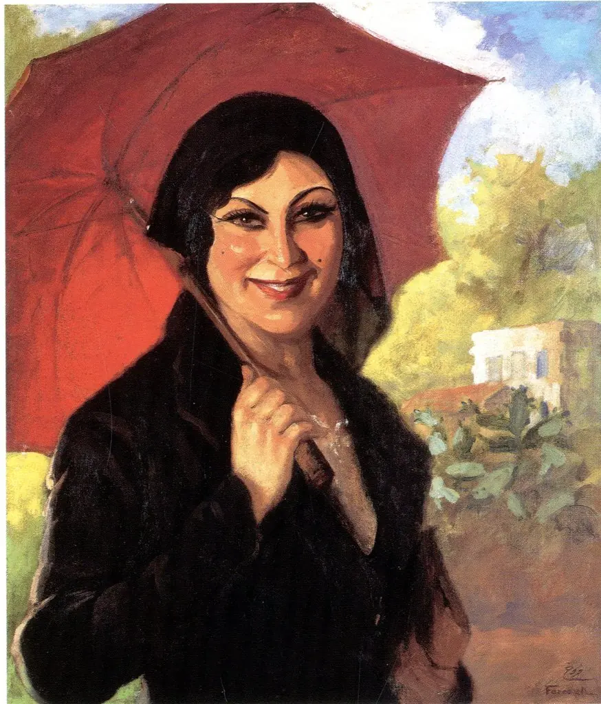 The Unvailing, by Moustafa Farroukh, 1939