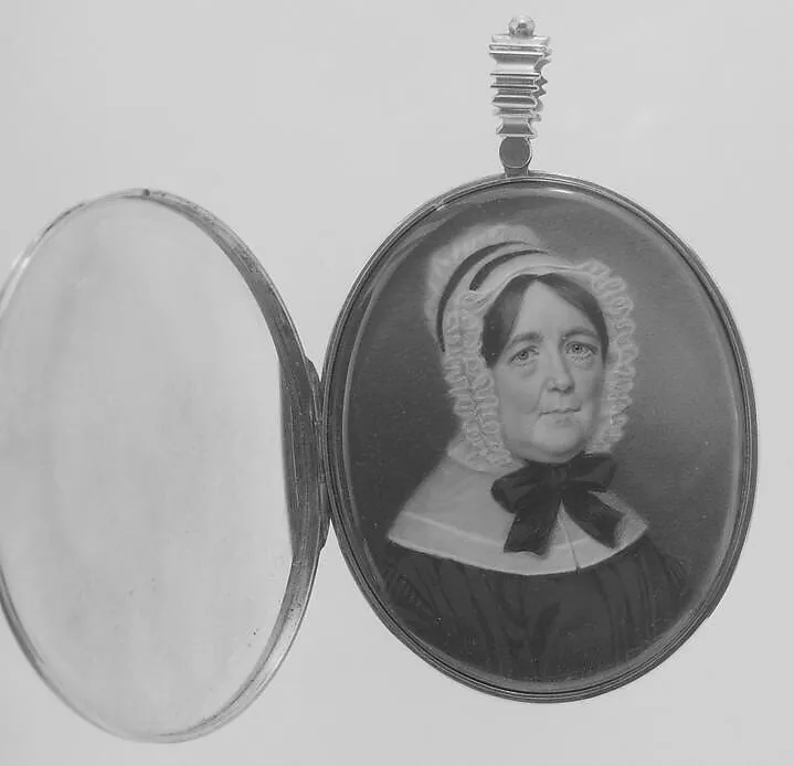 Mrs. A. Otis, watercolor, 1835