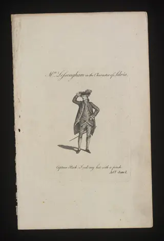 Mrs Lessingham in the character of Silvia