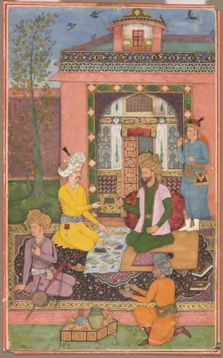 A Royal Picnic on a Terrace, by Muhammad Ali