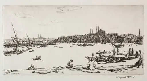 Constantinople, by Muirhead Bone