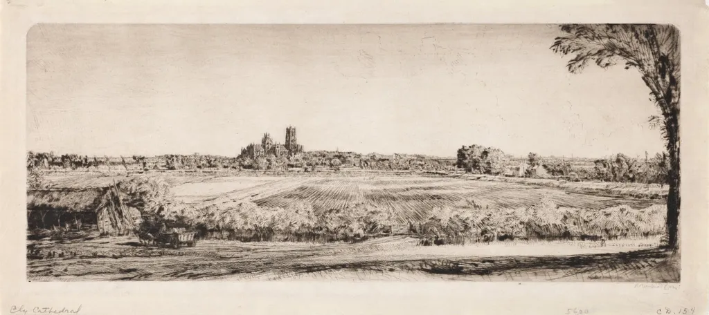 Ely Cathedral, by Muirhead Bone, 1903