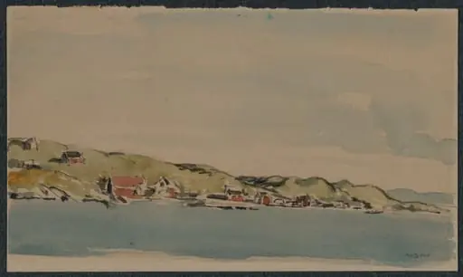 Entering Bergen, by Muirhead Bone