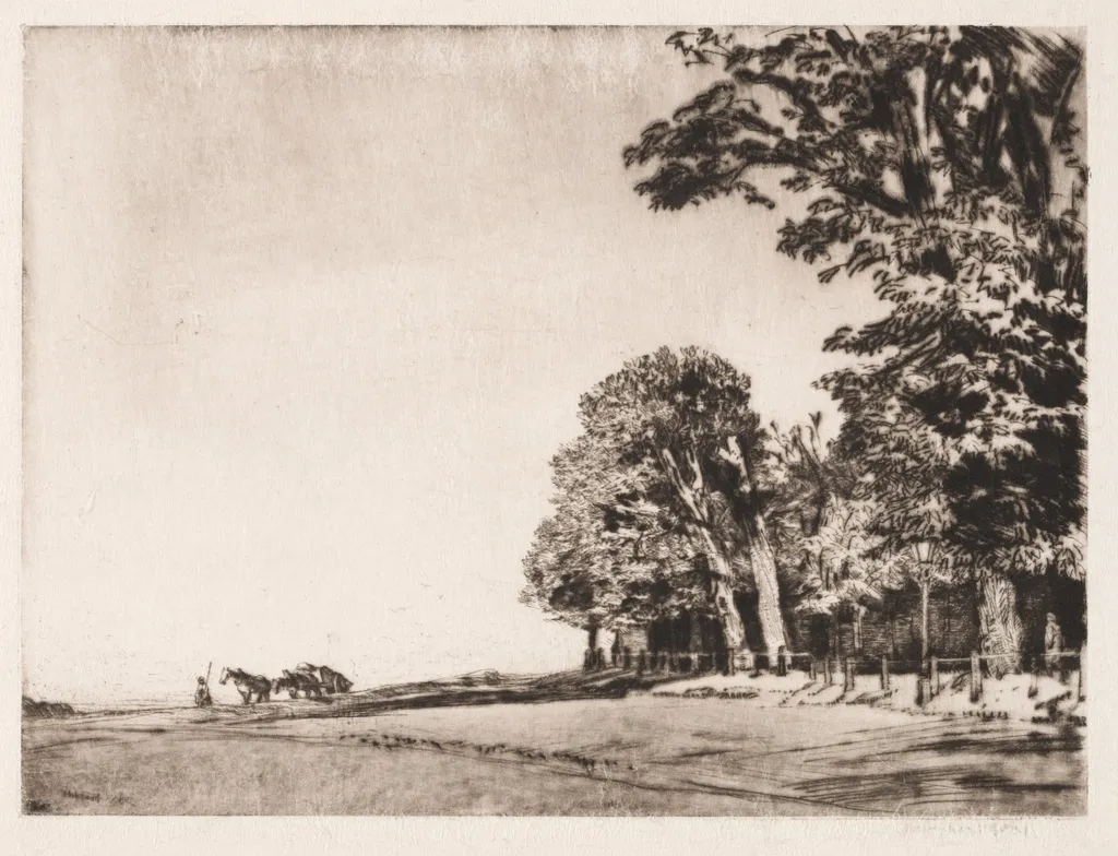 Hampstead Heath, by Muirhead Bone, 1906