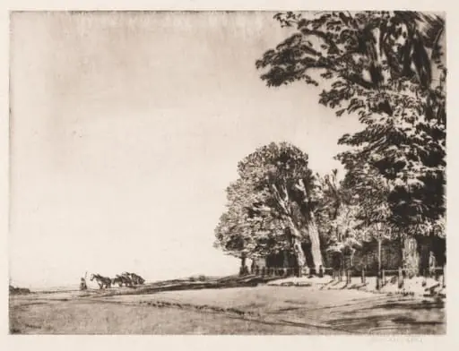 Hampstead Heath, by Muirhead Bone