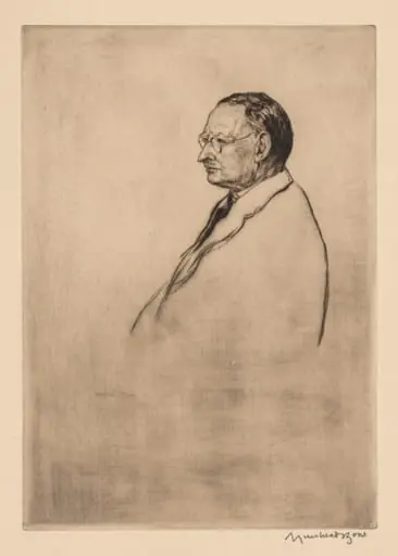John Robertson, J. P., Dundee, by Muirhead Bone