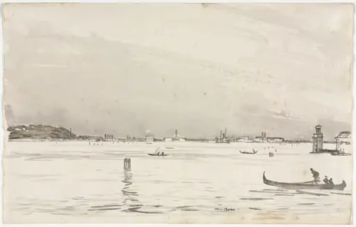 Lagoon, Venice, by Muirhead Bone
