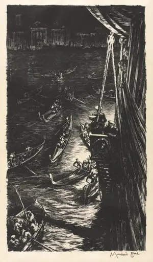 Midnight at Venice, by Muirhead Bone
