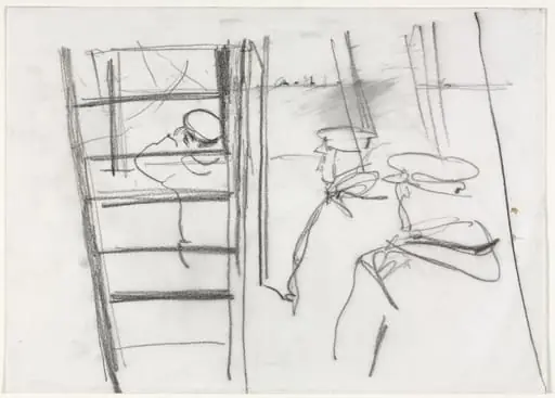 On Deck, by Muirhead Bone