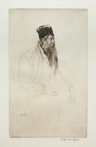 Rabindranath Tagore, by Muirhead Bone