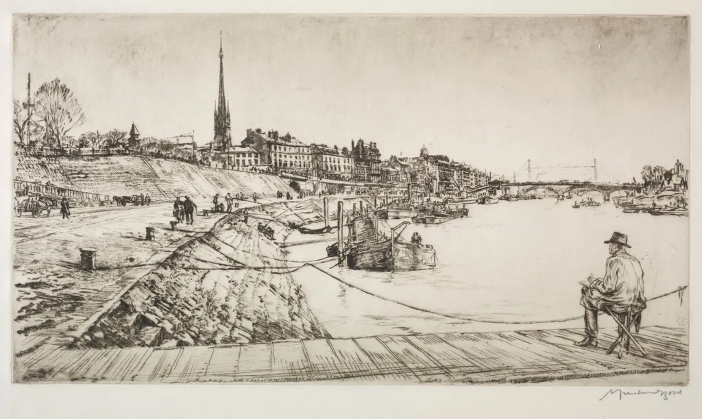 Rouen, by Muirhead Bone, 1924