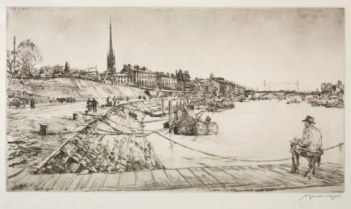 Rouen, by Muirhead Bone