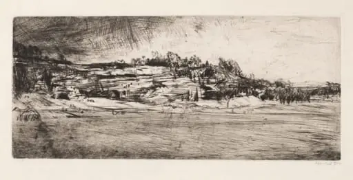 Spring at Cardross, by Muirhead Bone