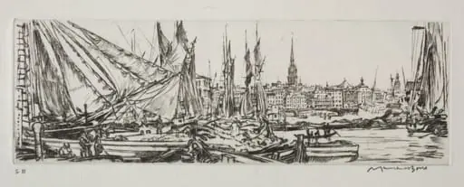 Stockholm, by Muirhead Bone