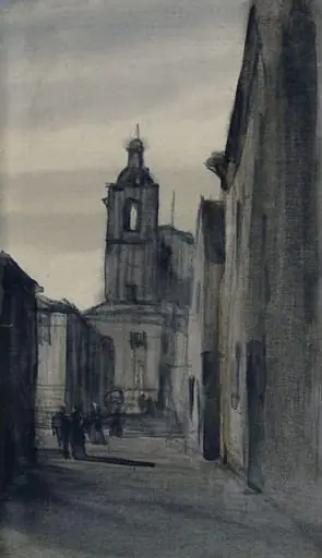 Street Scene, by Muirhead Bone