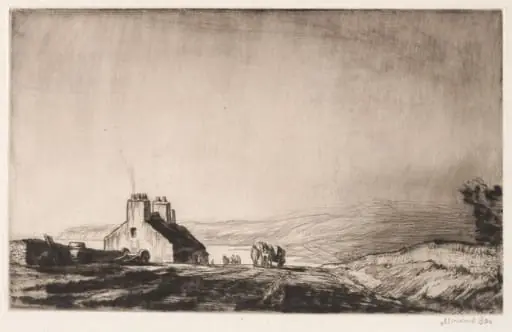 The Ballantrae Road, Ayrshire, Scotland, by Muirhead Bone