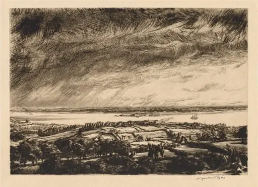 The Solent, by Muirhead Bone