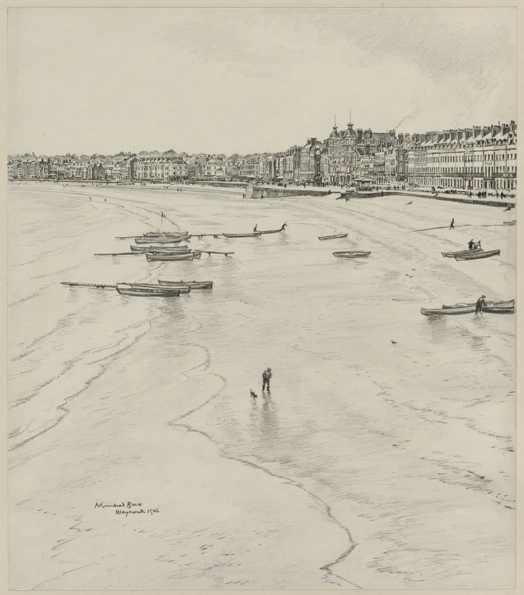 Weymouth Bay, The Off Season, by Muirhead Bone, 1946